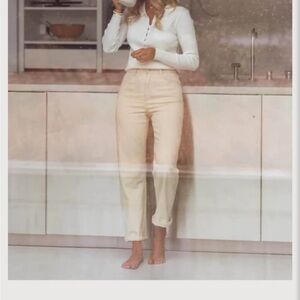 Women's Cream Jeans